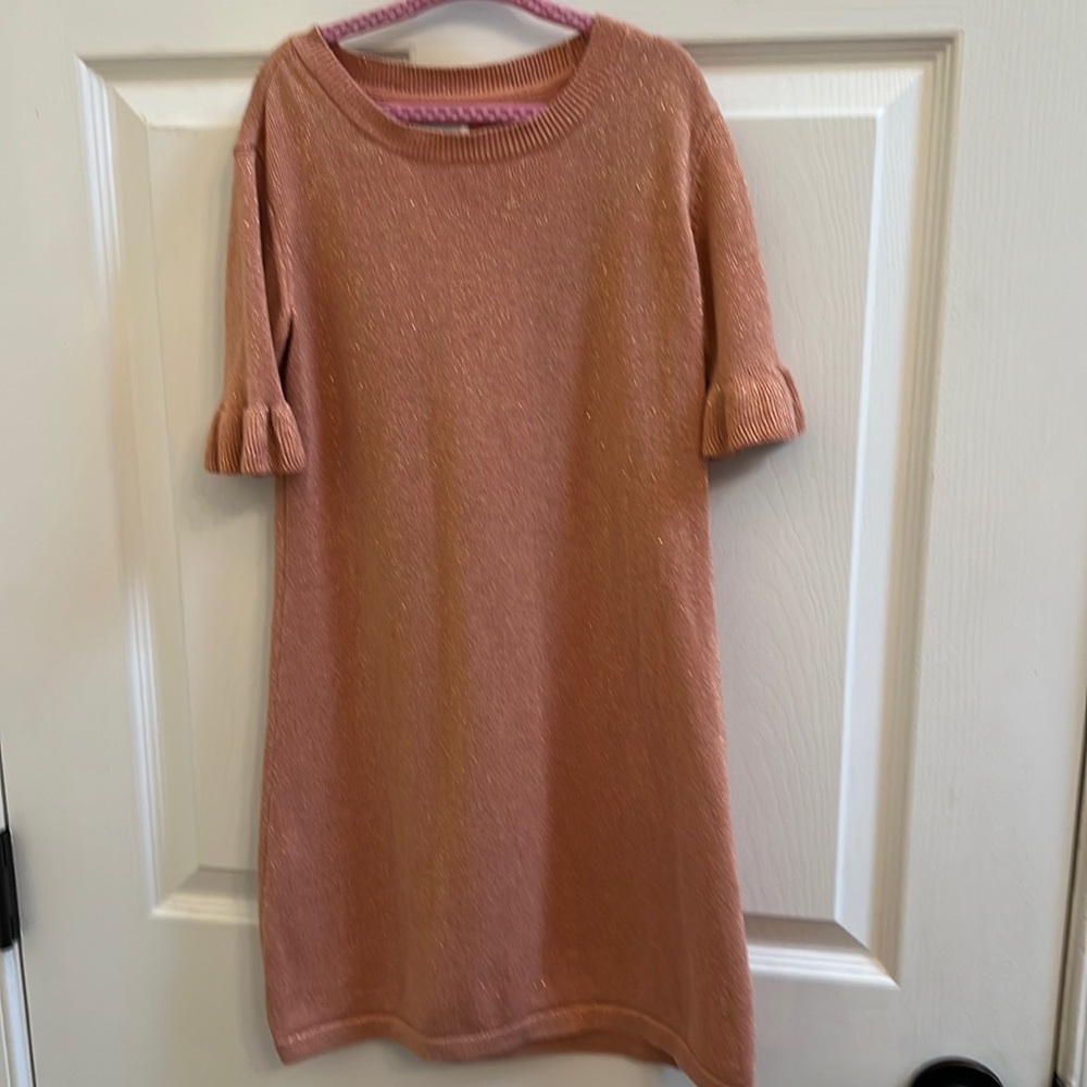 Gymboree Rose Gold / Copper Sweater Dress Size 5/6